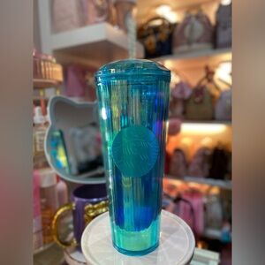 New Venti Starbucks Blue Iridescent Tumbler
